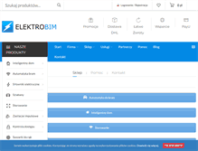 Tablet Screenshot of elektrobim.pl